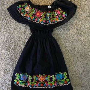 Small black Mexican dress